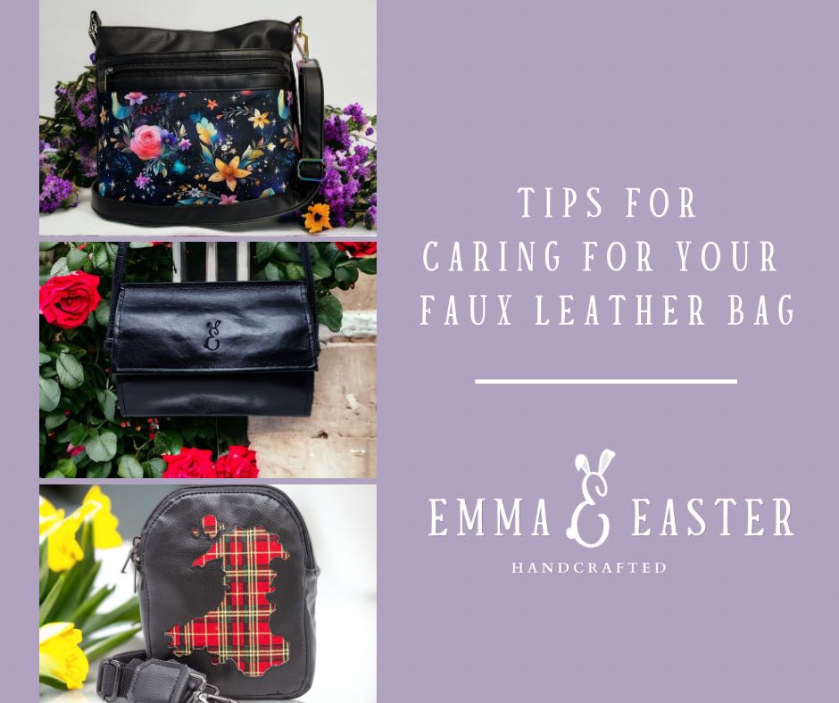 How to care for your faux leather bag - Emma Easter Handcrafted