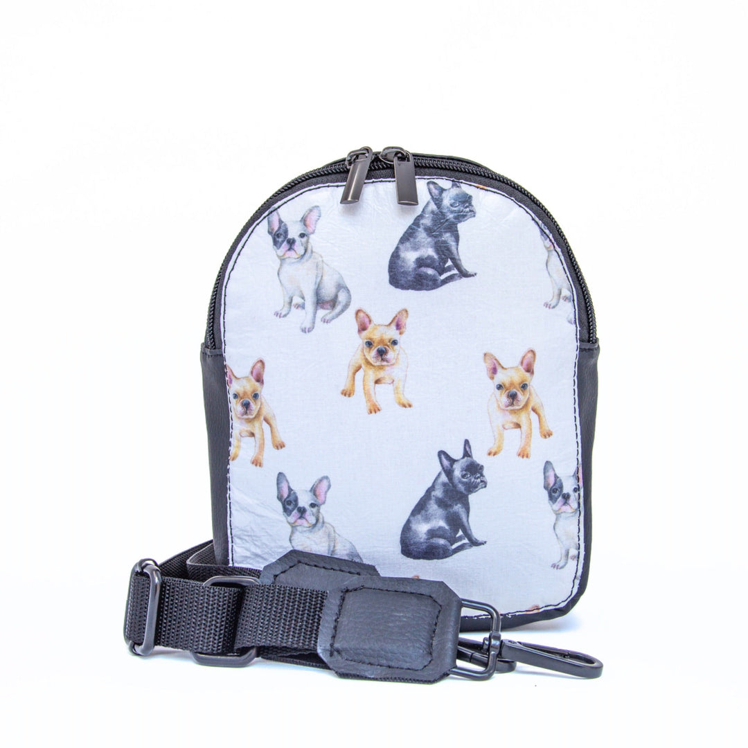 French Bulldog Mini Sling Bag with Strap- Emma Easter Handcrafted