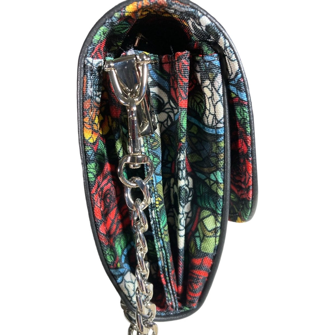 Memento Mori Black Nappa Leather Crossbody - Emma Easter Handcrafted