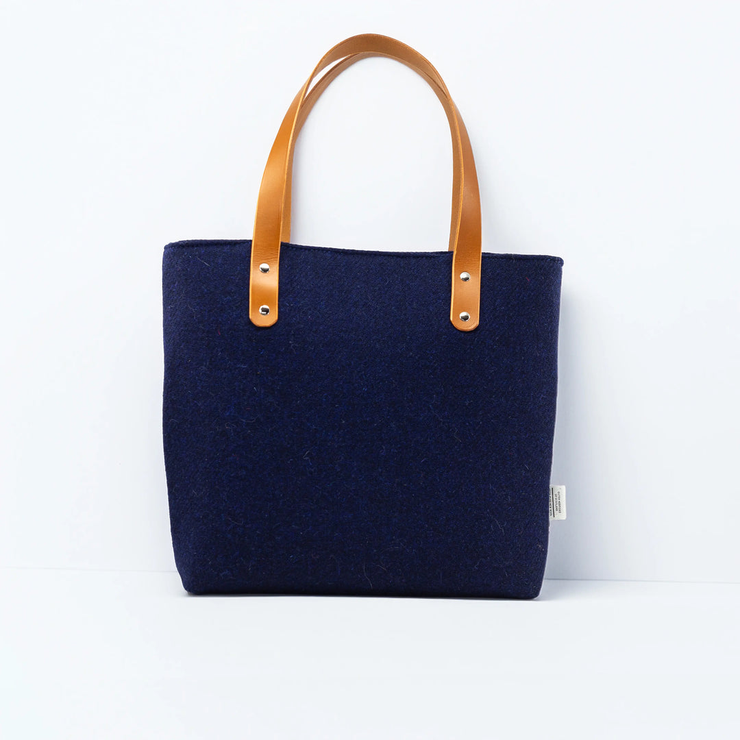 Navy Harris Tweed® Tote