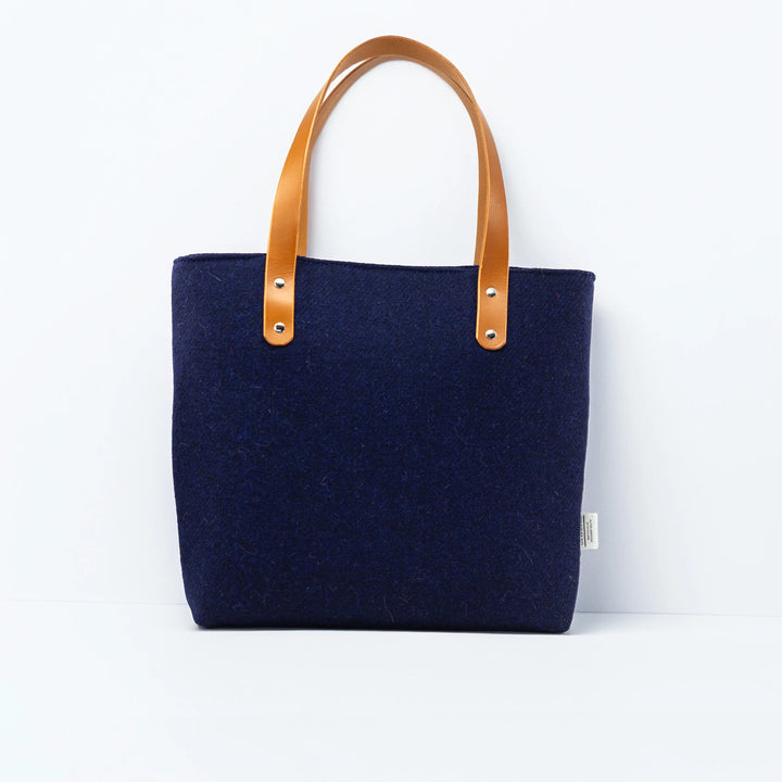 Navy Harris Tweed® Tote