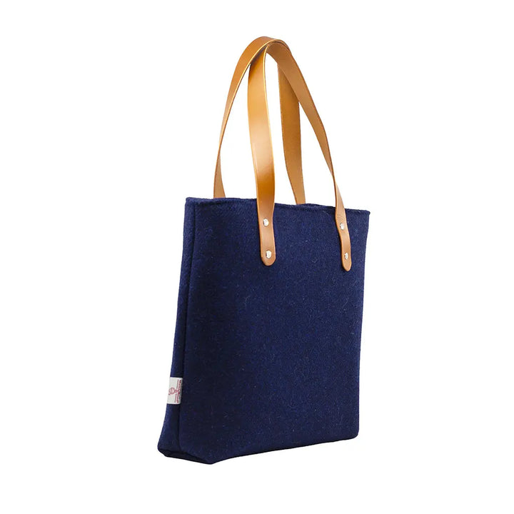 Navy Harris Tweed® Tote