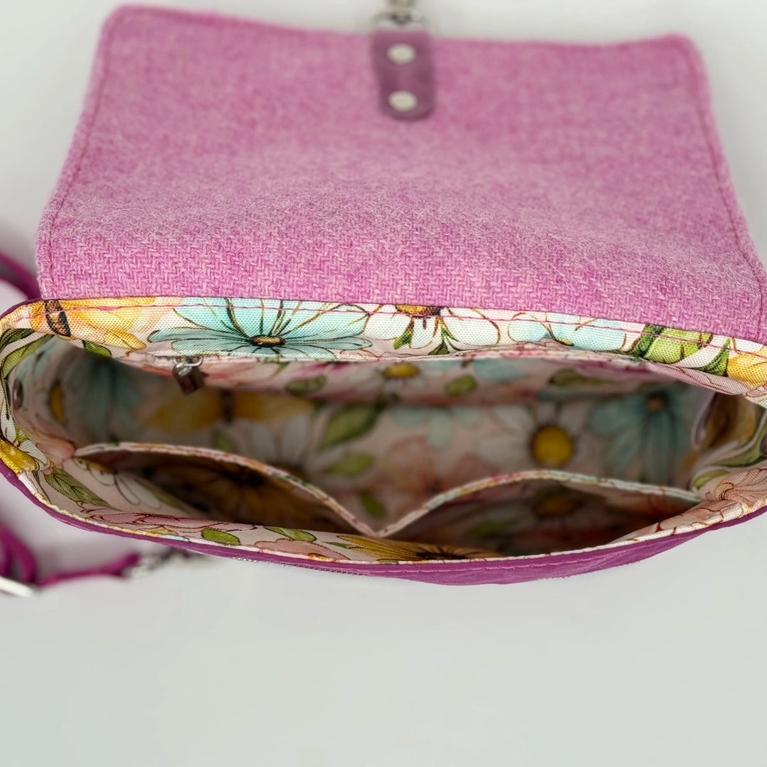 Penelope Crossbody - Harris Tweed & Oilskin