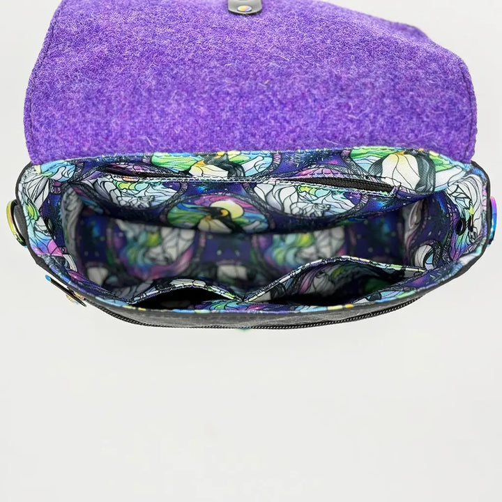 Aurora Crossbody - Harris Tweed & Oilskin