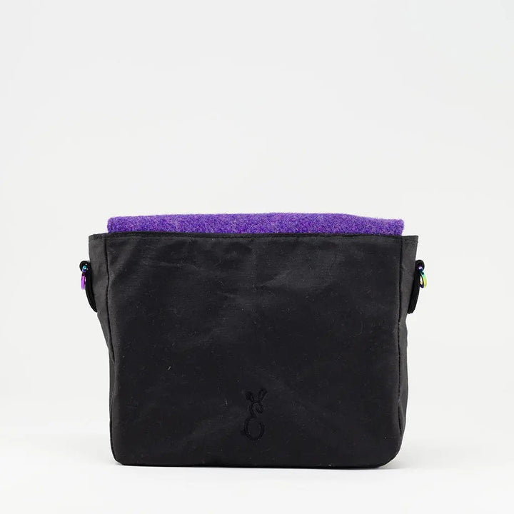 Handcrafted Aurora Crossbody Bag - Harris Tweed® & Oilskin Crossbody Bag – Emma Easter Handcrafted, Wales