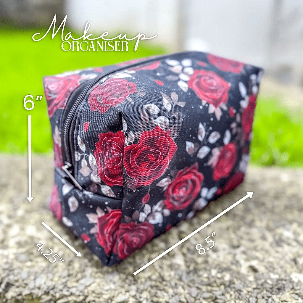 Handcrafted Celestial Bloom Makeup Organiser Cosmetic & Toiletry Bag – Emma Easter Handcrafted, Wales