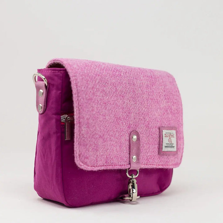 Handcrafted Penelope Crossbody Bag - Harris Tweed® & Oilskin Crossbody Bag – Emma Easter Handcrafted, Wales