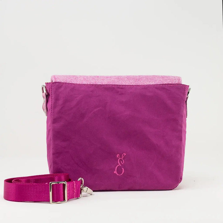 Handcrafted Penelope Crossbody Bag - Harris Tweed® & Oilskin Crossbody Bag – Emma Easter Handcrafted, Wales